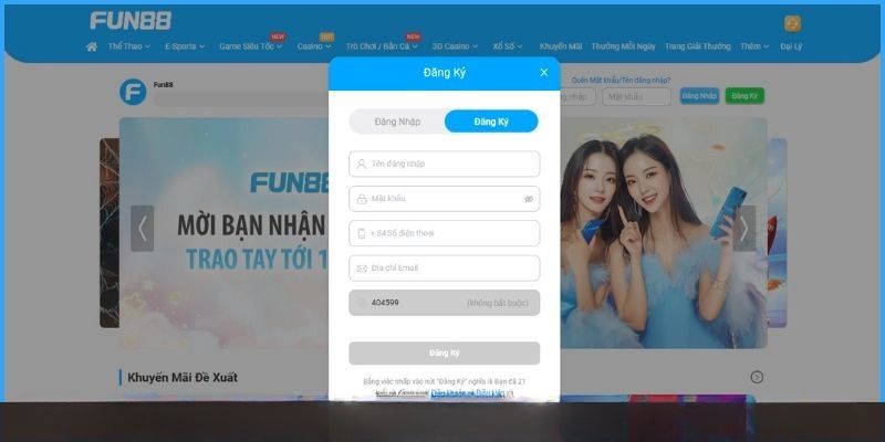 Những nội dung quan trọng để bạn biết khi đăng ký tại Fun88