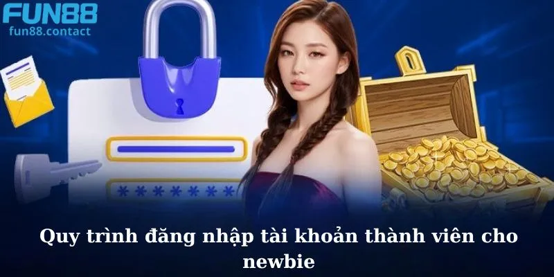 Quy trình đăng nhập tài khoản thành viên cho newbie