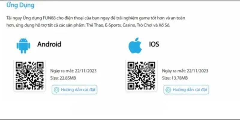 Một số lý do chính đáng để cược thủ download app Fun88